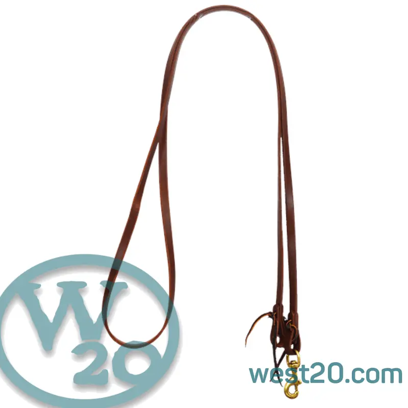 1/2" Water Loop Harness Leather Roping Rein 1