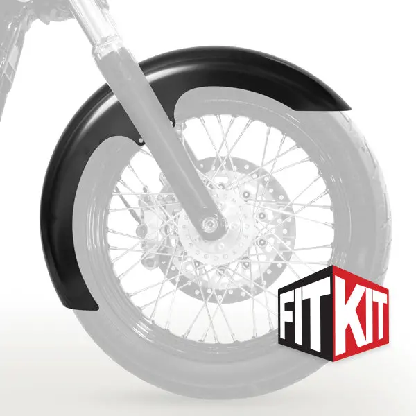 19" Tire Hugger Front Fender Fit Kit For Harley-Davidson® 2006-2017 Dyna And 2018-2026 Softail Street Bob 7
