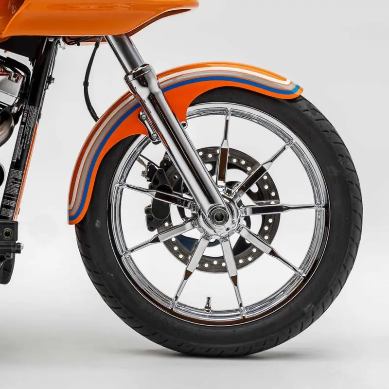 19” Tire Hugger Front Fender Fit Kit For Harley-Davidson® 2018-2023 Softail Low Rider 1