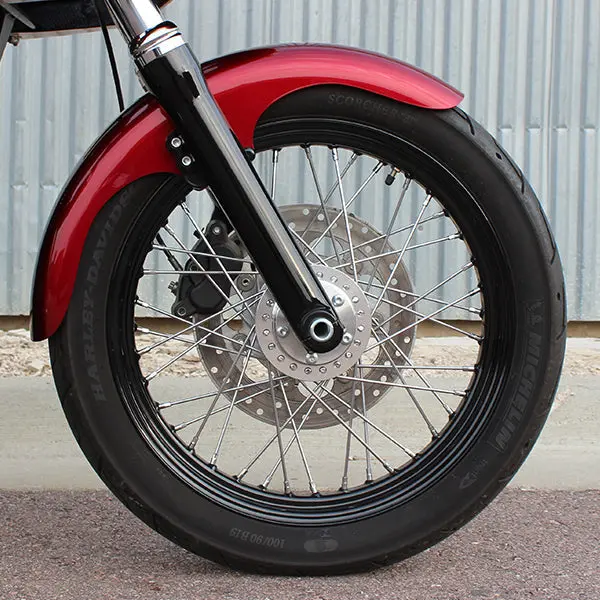 19" Tire Hugger Front Fender For Harley-Davidson® Sportster, Fxr And Dyna 1
