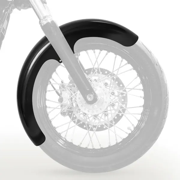 19" Tire Hugger Front Fender For Harley-Davidson® Sportster, Fxr And Dyna 7