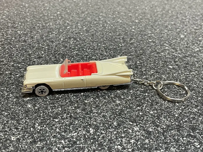 1959 Cadillac Coupe Deville Convertible Keychain Diecast Car Matchbox Hot Wheels 2