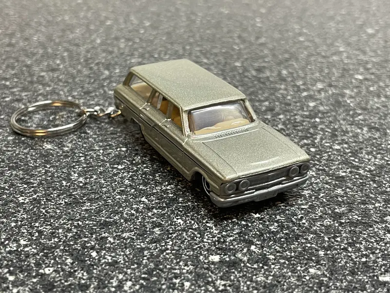 1964 Ford Fairlane Station Wagon Keychain Diecast Car Hot Wheels Matchbox 1