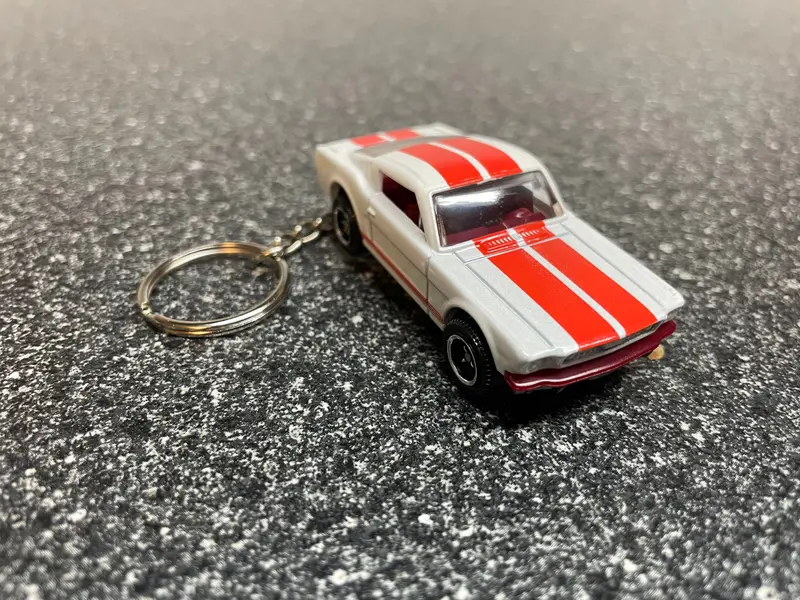 1965 Mustang Gt Keychain Hot Wheels Matchbox 1