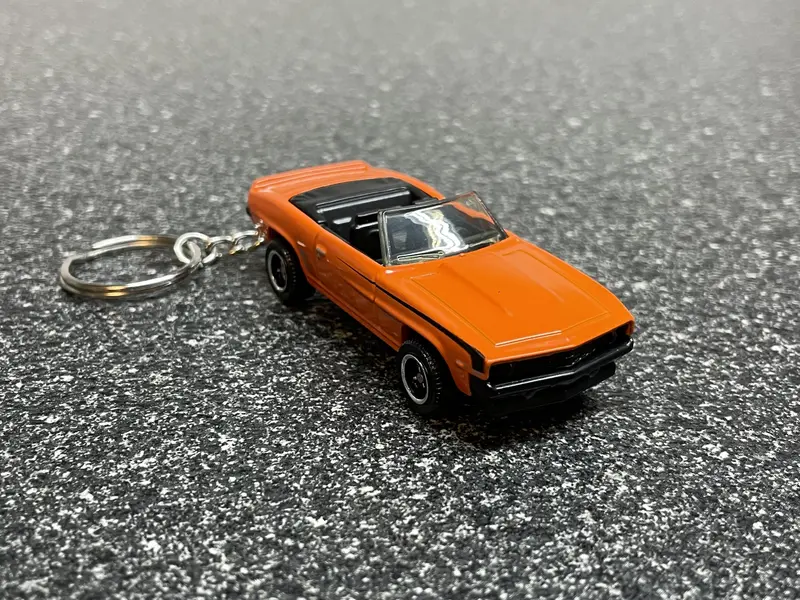1969 Chevy Camaro Ss 396 Convertible Keychain Diecast Car Matchbox Hot Wheels 1