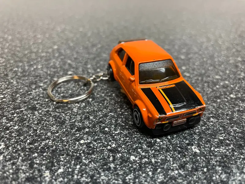 1973 Honda Civic Custom Keychain Hot Wheels Matchbox 1