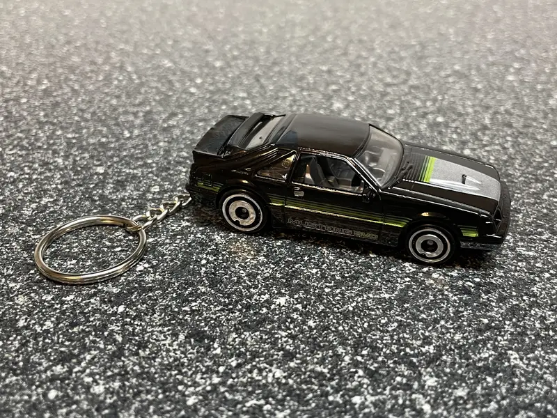 1984 Ford Mustang Svo Fox Body Keychain Hot Wheels Matchbox 2