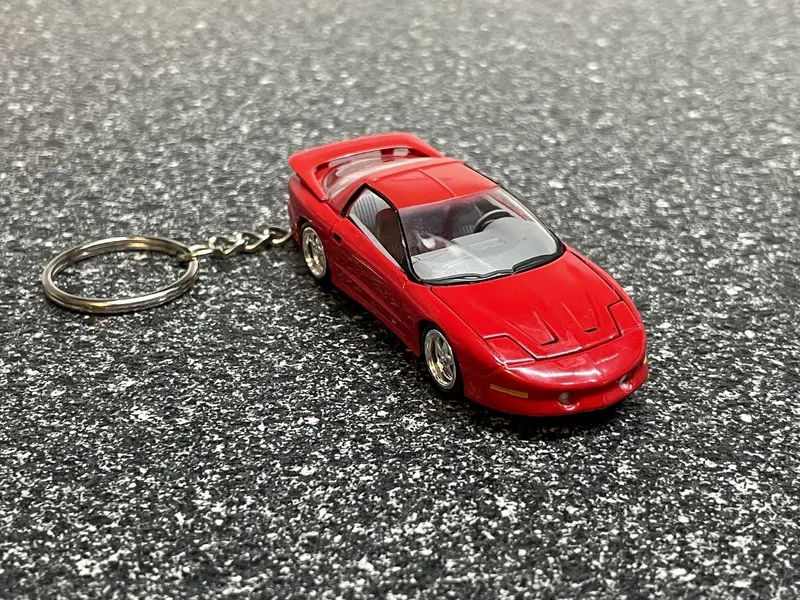 1994 Pontiac Firebird Transam T/A Keychain  Red Diecast Car Hot Wheels Matchbox 1