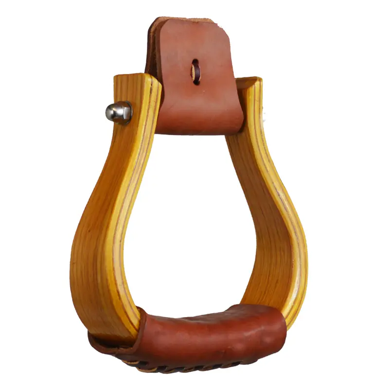 2" Amish Wood Stirrups 1
