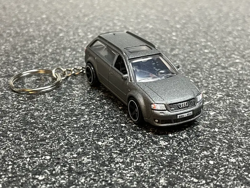 2004 Audi Rs 6 Avant Rs6 Keychain Gray Hot Wheels Matchbox 1