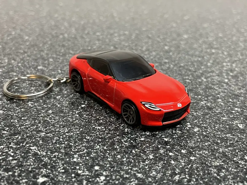 2023 Nissan Z Red Keychain Hot Wheels Matchbox 1