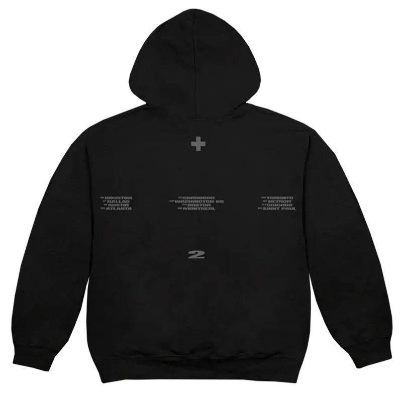 2H Black Running Horse Hoodie 2