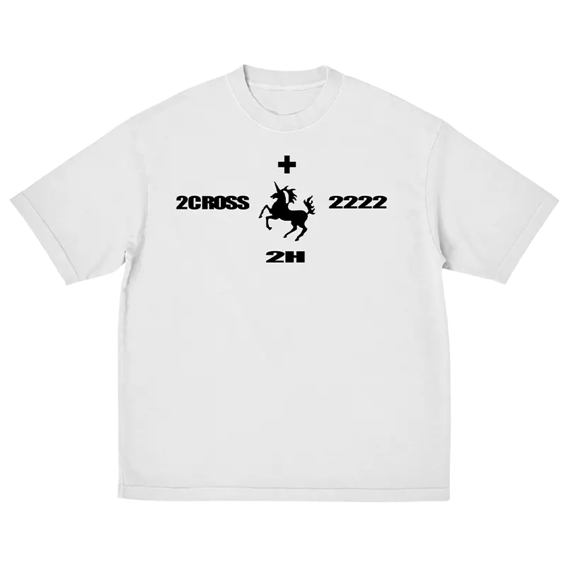 2H Unicorn White Tee 1