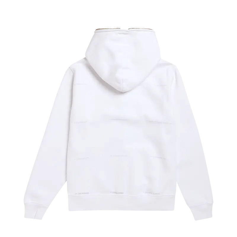 2H White Dateback Full Zip Hoodie 3