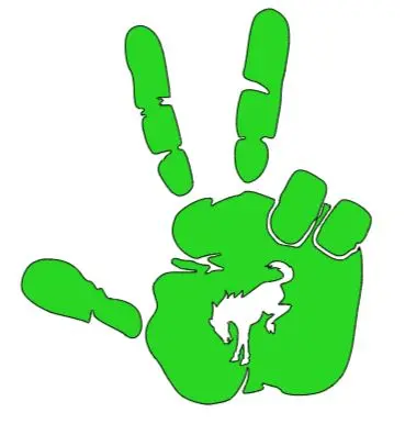 2X Ford Bronco 3 Finger Hand Wave Vinyl Decal Sticker Multiple Colors Available 7