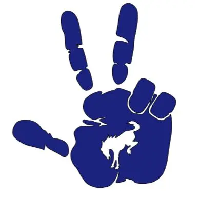 2X Ford Bronco 3 Finger Hand Wave Vinyl Decal Sticker Multiple Colors Available 8