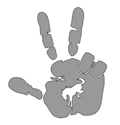 2X Ford Bronco 3 Finger Hand Wave Vinyl Decal Sticker Multiple Colors Available 9