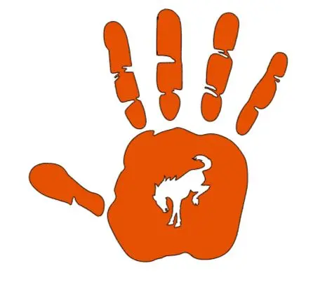 2X Ford Bronco Hand Wave Vinyl Decal Sticker Multiple Colors Available 6