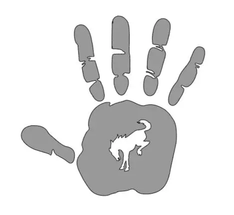 2X Ford Bronco Hand Wave Vinyl Decal Sticker Multiple Colors Available 9