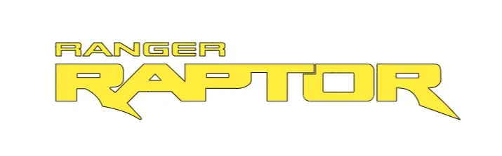 2X Ford Ranger Raptor Logo Vinyl Decal Sticker 24" Or 12" 6