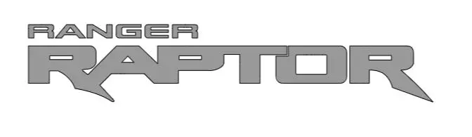 2X Ford Ranger Raptor Logo Vinyl Decal Sticker 24" Or 12" 7