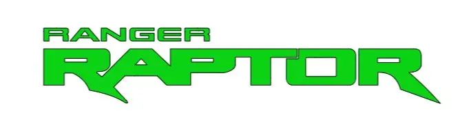 2X Ford Ranger Raptor Logo Vinyl Decal Sticker 24" Or 12" 8