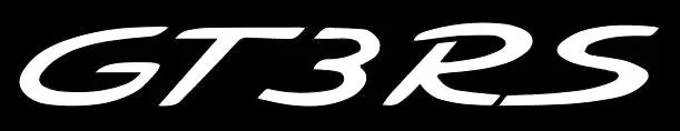 2X Gt3rs Logo Vinyl Sticker Decal 4" 6" 8" 10" 12" 16" 20" 24" Colors 1
