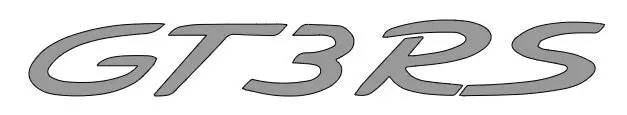 2X Gt3rs Logo Vinyl Sticker Decal 4" 6" 8" 10" 12" 16" 20" 24" Colors 5