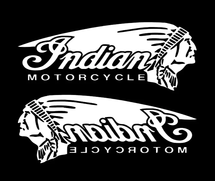 2X Indian Motorcycle Vinyl Sticker Decal 6" 8" 10" 12" 16" 20" 24" Colors Indian1 1