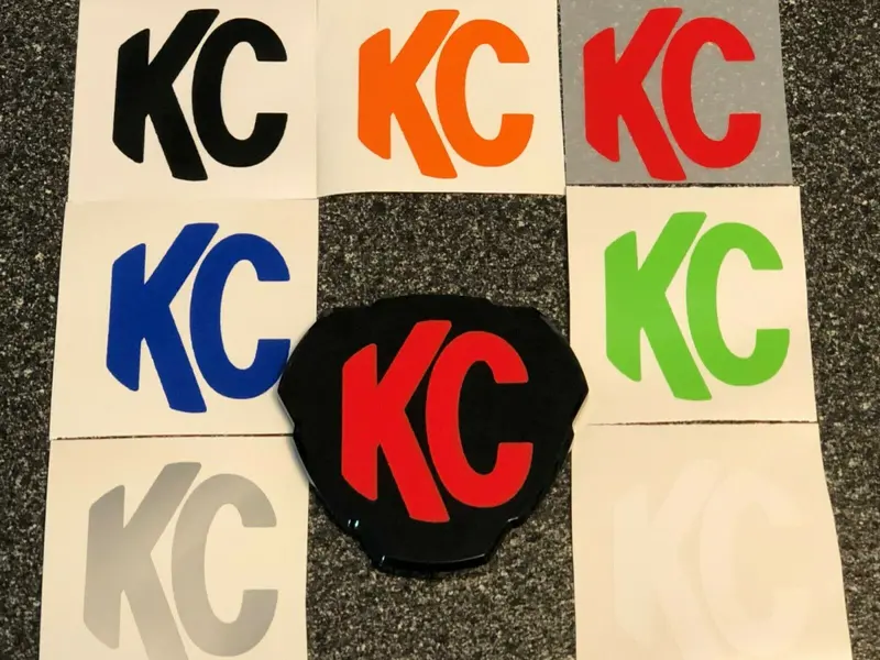 2X Kc Hilites Flex Era 3 Led Light Bar Cover Hid Overlay Vinyl Decal Sticker 1
