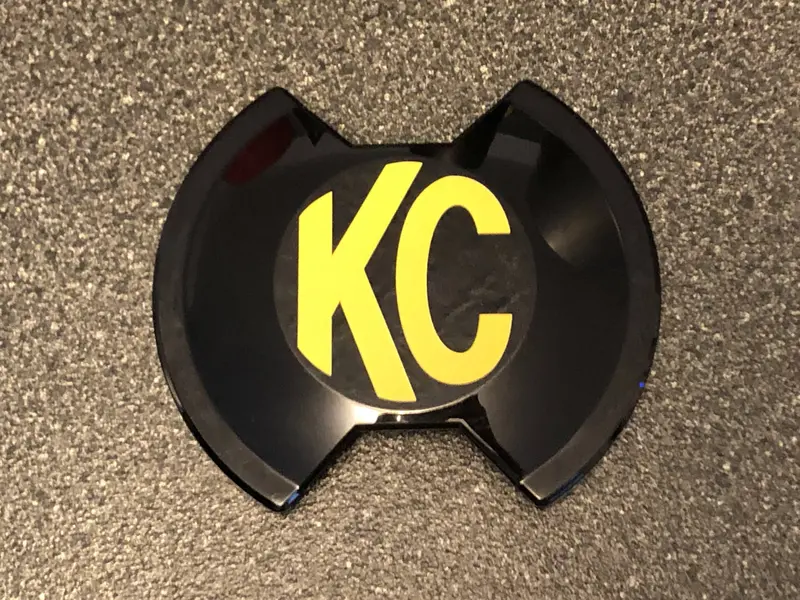 2X Kc Hilites Slimlite 5109 Led Cover Overlay Vinyl Decal Sticker 2