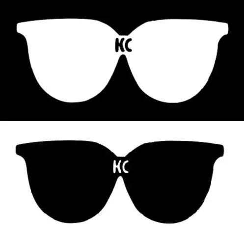 2X Kc Hilites Sunglasses To Cool Daylighter Vinyl Decal Overlay Sticker 5200 5202 5205 1