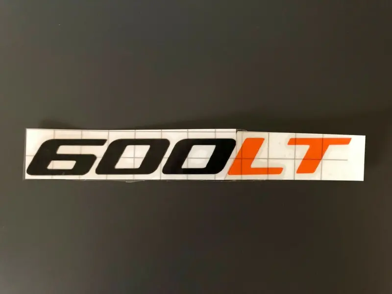 2X Mclaren 600Lt Logo Vinyl Sticker Decal 4" 5" 6" 8" 10" 12" 16" 20" 24" 28" 32" Colors 1