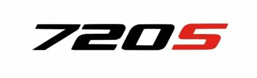 2X Mclaren 720S Logo Vinyl Sticker Decal 4" 5" 6" 8" 10" 12" 16" 20" 24" 28" 32" Colors 1