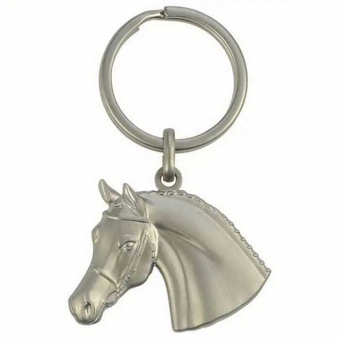 3D Horse Head With Bridle Keychain 1