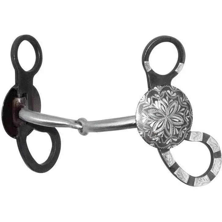 5-1/8" Santa Fe Daisy Snaffle Bit 1
