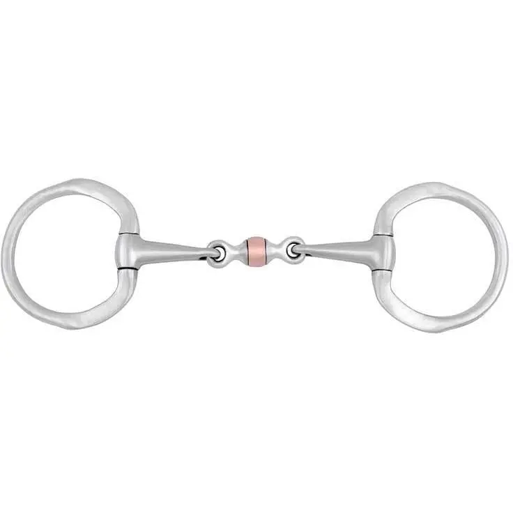 5 1/8" Three Piece Eggbutt Snaffle Bit 1