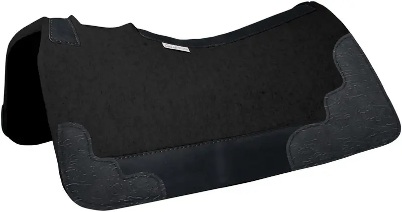 5 Star Black Cowboy Tool Western Contoured Black Pad-30" X 30" 1