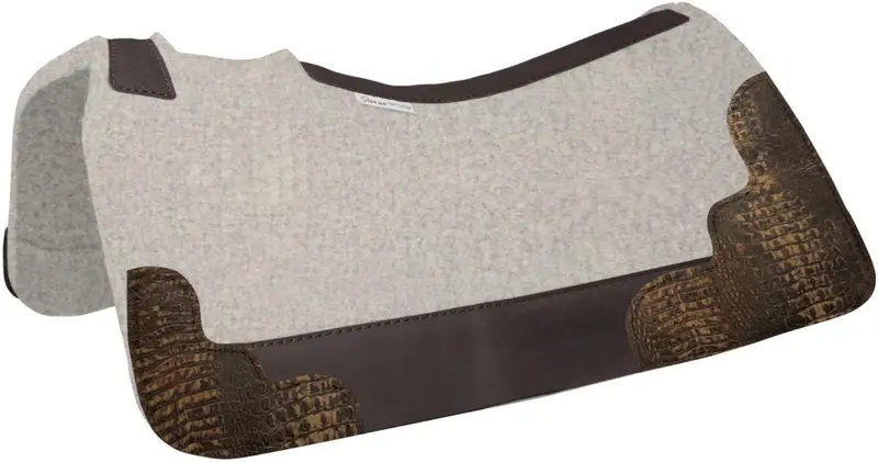 5 Star Copper Croc Western Contoured Natural Pad-30" X 30" 1