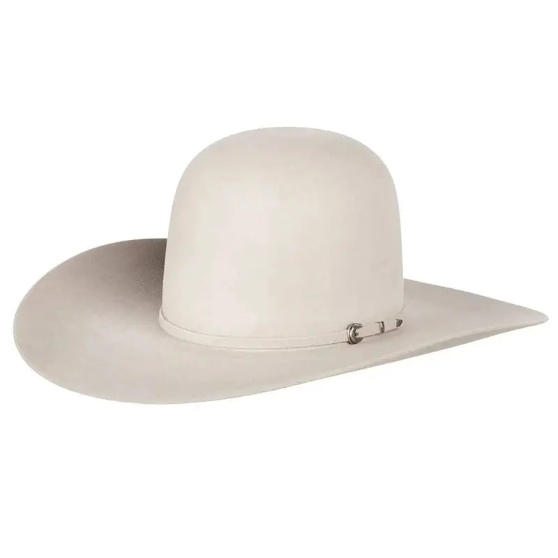 7X Silverbelly Open 4-1/2" Rodeo King Felt Hat 1