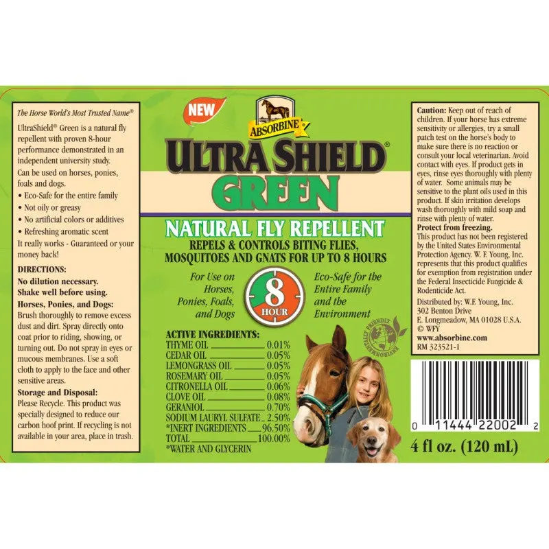 Absorbine Ultrashield Green Fly Spray 2