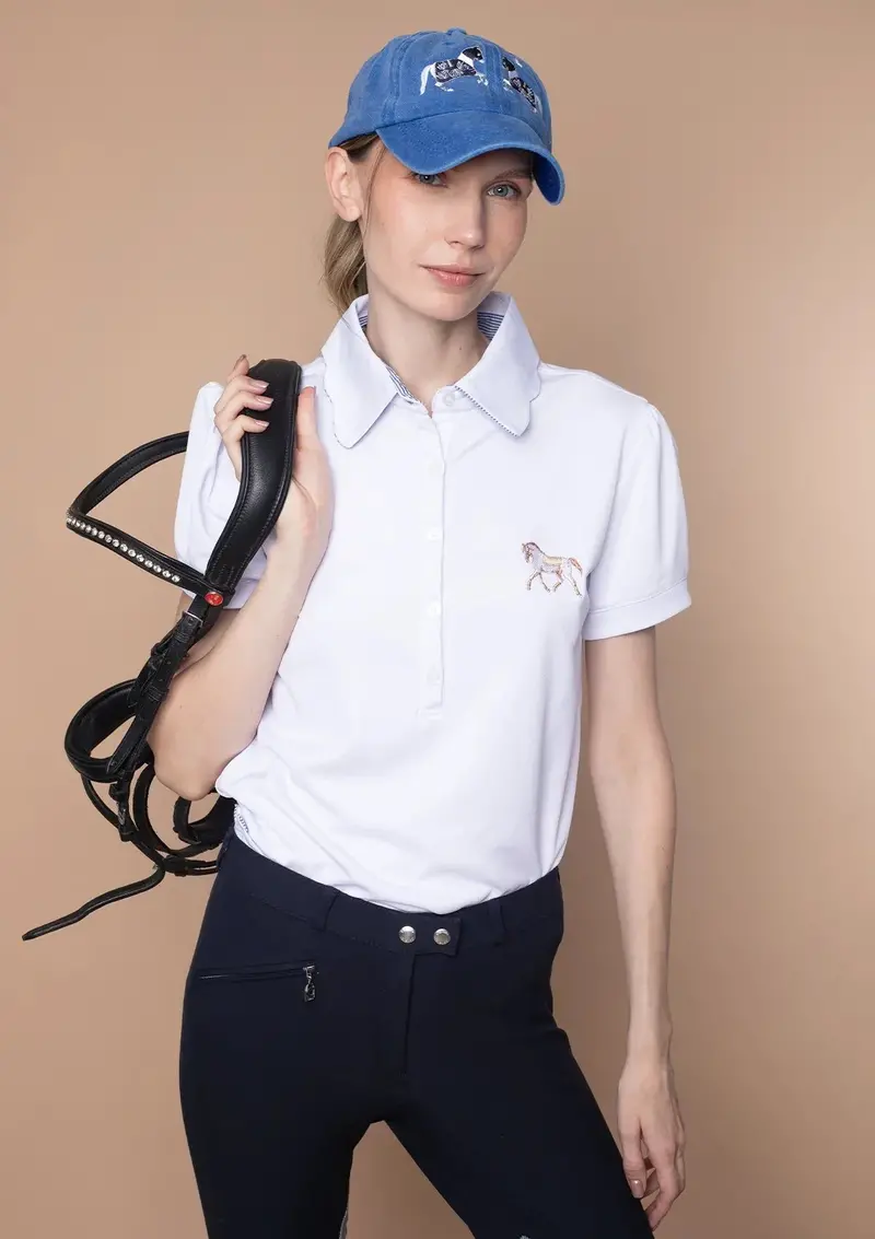 Acasia Polo-Shirt | Short Sleeve | Striped Collar 1