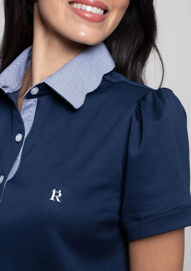 Acasia Polo-Shirt | Short Sleeve | Striped Collar 7