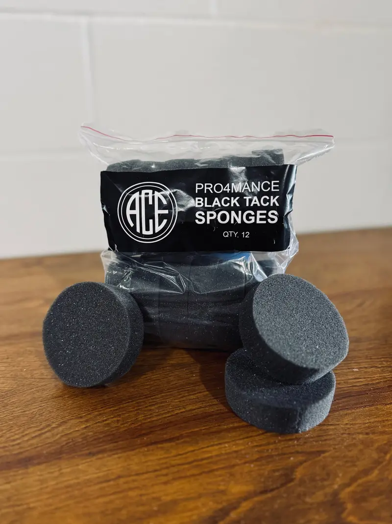 Ace Equestrian - Pro4mance | Black Tack Sponges (Qty. 12) 1