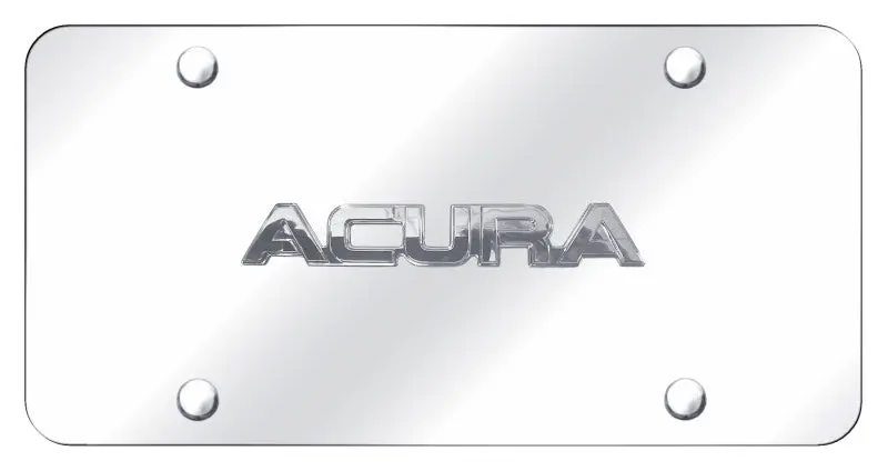 Acura Badge License Plate (Chrome) 1