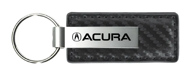 Acura Carbon Fiber Leather Keychain 3