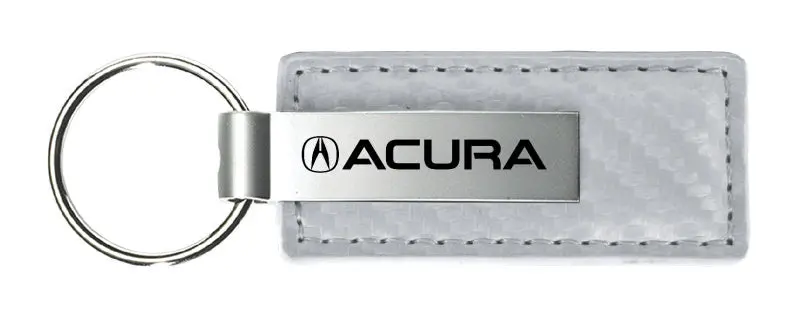 Acura Carbon Fiber Leather Keychain 4