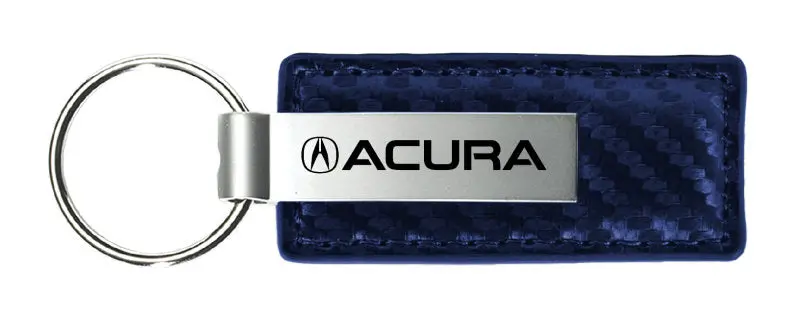 Acura Carbon Fiber Leather Keychain 5