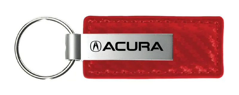 Acura Carbon Fiber Leather Keychain 5