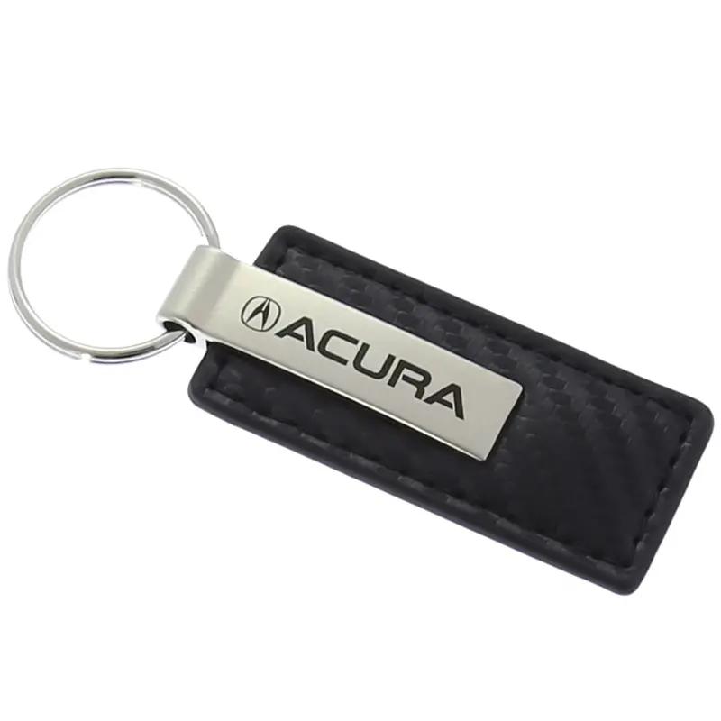 Acura Carbon Fiber Leather Keychain 6